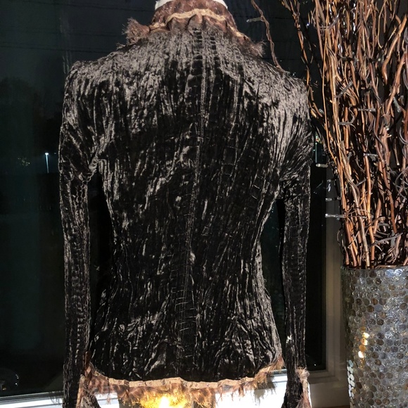 FABULOUS Alberto Makali Velvet Women's Shirt - Picture 3 of 8